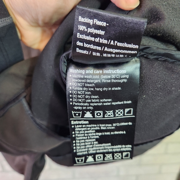 BURTON Mens Black Hooded,HEAVY, Full Zip, Fleece Lined, Warm, Jacket L - Picture 15 of 15